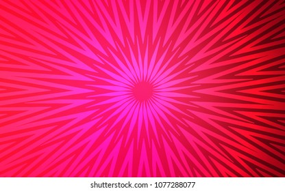 Light Red vector pattern with sharp lines. Glitter abstract illustration with colored sticks. The pattern for ad, booklets, leaflets.