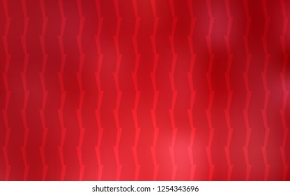 Light Red vector pattern with sharp lines. Shining colored illustration with sharp stripes. The pattern for ad, booklets, leaflets.