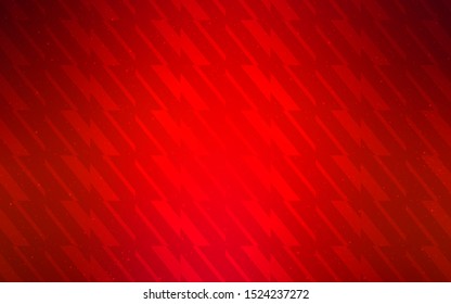 Light Red vector pattern with sharp lines. Shining colored illustration with sharp stripes. Smart design for your business advert.