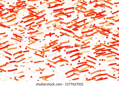 Light Red vector pattern with sharp lines. Lines on blurred abstract background with gradient. Template for your beautiful backgrounds.