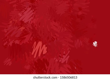 Light Red vector pattern with sharp lines. Modern geometrical abstract illustration with Lines. Best design for your ad, poster, banner.