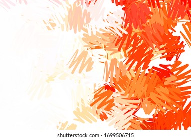Light Red vector pattern with sharp lines. Lines on blurred abstract background with gradient. Pattern for ads, posters, banners.