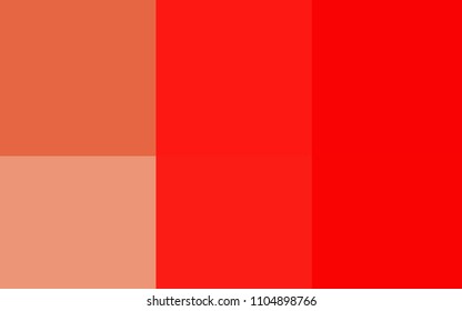 Light Red vector pattern with spectrum of colors. Color palette with set of colors. Pattern of colors for design of ads, posters, banners.