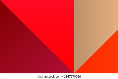 Light Red vector pattern with spectrum of colors. Decorative design of colorful palette. Set of colors for clever designers.