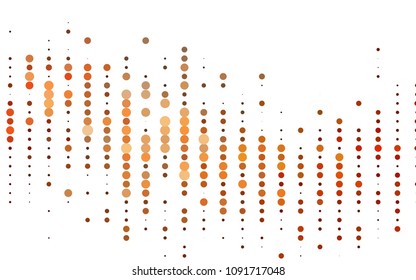 Light Red vector  pattern with spheres. Beautiful colored illustration with blurred circles in nature style. The pattern can be used for ads, leaflets of liquid.