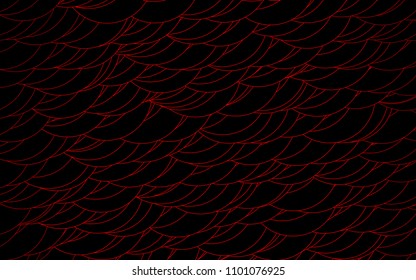 Light Red vector  pattern with spheres. Glitter abstract illustration with blurred drops of rain. Pattern can be used as texture of water, rain drops.