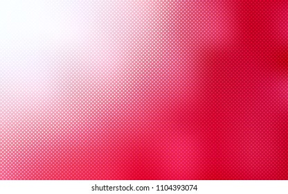 Light Red vector pattern with spheres. Glitter abstract illustration with blurred drops of rain. Pattern can be used for futuristic ad, booklets.