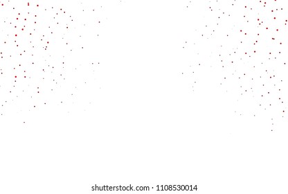 Light Red vector  pattern with spheres. Blurred decorative design in abstract style with bubbles. Completely new template for your brand book.