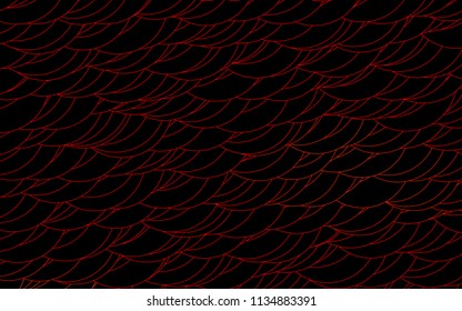 Light Red vector  pattern with spheres. Blurred bubbles on abstract background with colorful gradient. Completely new template for your brand book.