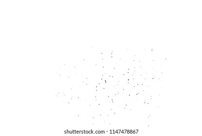 Light Red vector  pattern with spheres. Abstract illustration with colored bubbles in nature style. The pattern can be used for beautiful websites.