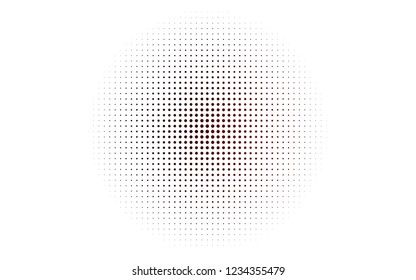 Light Red vector pattern with spheres. Abstract illustration with colored bubbles in nature style. Pattern of water, rain drops.