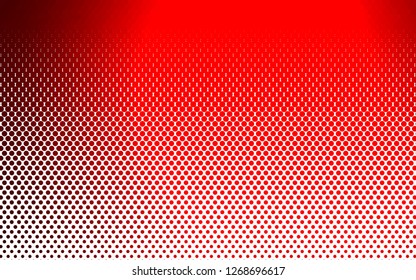 Light Red vector pattern with spheres. Illustration with set of shining colorful abstract circles. Design for posters, banners.