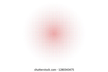 Light Red vector pattern with spheres. Illustration with set of shining colorful abstract circles. Pattern for beautiful websites.