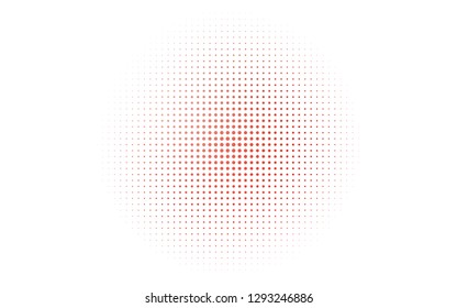 Light Red vector pattern with spheres. Abstract illustration with colored bubbles in nature style. Template for your brand book.