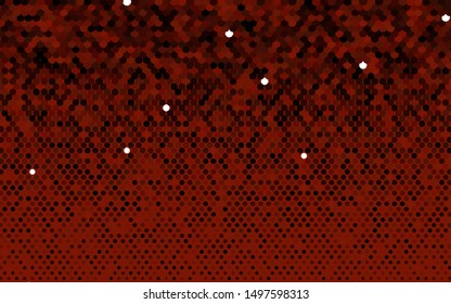 Light Red vector pattern with spheres. Blurred bubbles on abstract background with colorful gradient. Pattern for ads, booklets.