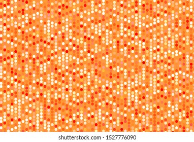 Light Red vector pattern with spheres. Modern abstract illustration with colorful water drops. New template for your brand book.