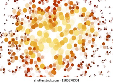 Light Red vector pattern with spheres. Illustration with set of shining colorful abstract circles. Pattern for beautiful websites.
