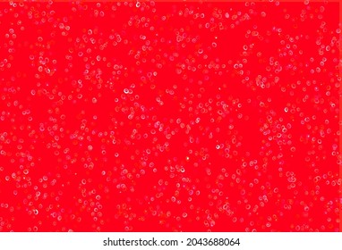 Light Red vector pattern with spheres. Beautiful colored illustration with blurred circles in nature style. Completely new template for your brand book.