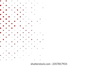 Light Red vector pattern with spheres. Beautiful colored illustration with blurred circles in nature style. Pattern of water, rain drops.