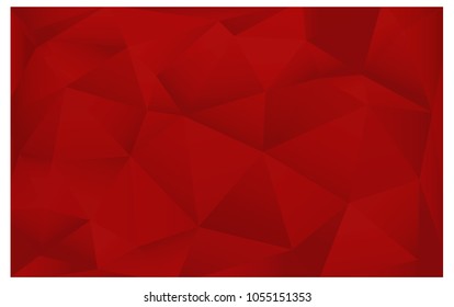 Light Red vector Pattern.  triangular template. Geometric sample. Repeating routine with triangle shapes. New texture for your design. Pattern can be used for background.