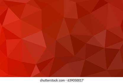 Light Red vector Pattern.  triangular template. Geometric sample. Repeating routine with triangle shapes. New texture for your design. Pattern can be used for background.