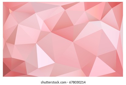 Light Red vector Pattern.  triangular template. Geometric sample. Repeating routine with triangle shapes. New texture for your design. Pattern can be used for background.