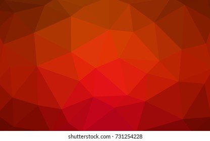 Light Red vector Pattern.  triangular template. Geometric sample. Repeating routine with triangle shapes. New texture for your design. Pattern can be used for background.