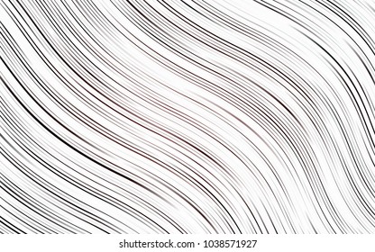 Light Red vector pattern with wave shapes. A vague circumflex abstract illustration with gradient. Pattern for your business design.