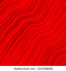 Light Red vector pattern with wry lines. Gradient illustration in simple style with bows. Pattern for ads, commercials.