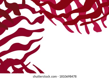 Light Red vector pattern with wry lines. Colorful abstract illustration with gradient lines. Texture for booklets, leaflets.