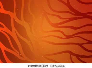 Light Red vector pattern with wry lines. A completely new colorful illustration in simple style. Best design for your business.