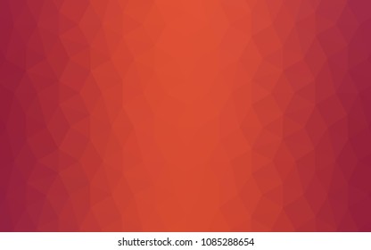 Light Red vector polygon abstract backdrop. A sample with polygonal shapes. Polygonal design for your web site.