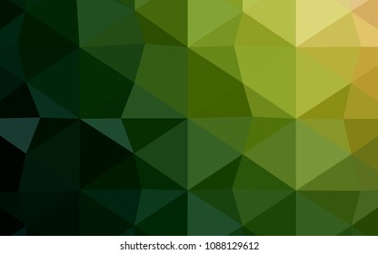 Light Red vector polygon abstract background. Colorful abstract illustration with gradient. A completely new template for your business design.