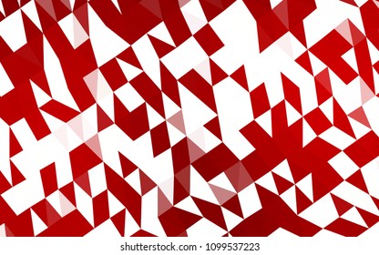 Light Red vector polygon abstract background. Colorful abstract illustration with gradient. A new texture for your design.