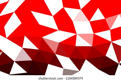 Light Red vector polygon abstract polygon abstract. A vague abstract illustration with gradient. The template can be used as a background for cell phones.
