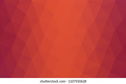Light Red vector polygon abstract backdrop. A sample with polygonal shapes. The polygonal design can be used for your web site.
