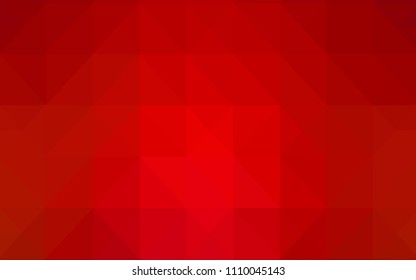 Light Red vector polygon abstract background. Colorful illustration in abstract style with triangles. Pattern for a brand book's backdrop.