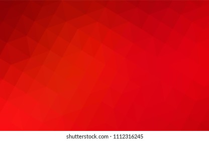 Light Red vector polygon abstract background. A completely new color illustration in a polygonal style. A new texture for your web site.