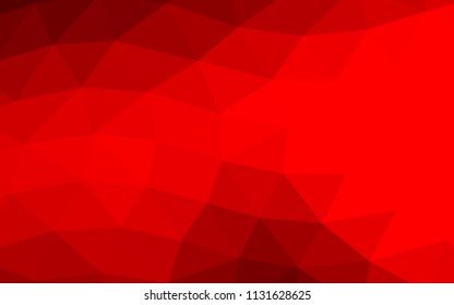 Light Red vector polygon abstract polygon abstract. A completely new color illustration in a vague style. The textured pattern can be used for background.