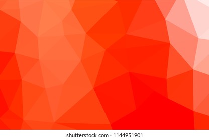 Light Red vector polygon abstract layout. A vague abstract illustration with gradient. Brand new style for your business design.