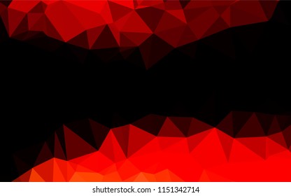 Light Red vector polygon abstract layout. A sample with polygonal shapes. The completely new template can be used for your brand book.