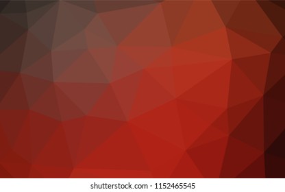 Light Red vector polygon abstract layout. Glitter abstract illustration with an elegant design. A new texture for your design.