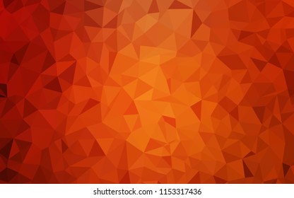 Light Red vector polygon abstract layout. A sample with polygonal shapes. Completely new template for your banner.