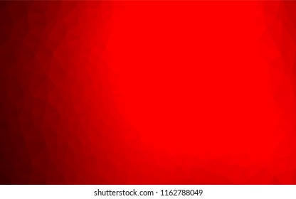 Light Red vector polygon abstract background. A completely new color illustration in a vague style. The best triangular design for your business.