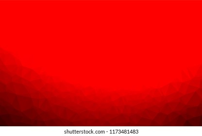 Light Red vector polygon abstract background. A sample with polygonal shapes. Triangular pattern for your business design.