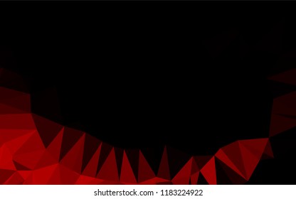 Light Red vector polygon abstract backdrop. Creative illustration in halftone style with gradient. The textured pattern can be used for background.