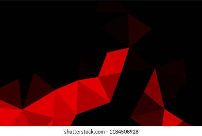 Light Red vector polygon abstract layout. Brand new colored illustration in blurry style with gradient. The elegant pattern can be used as part of a brand book.
