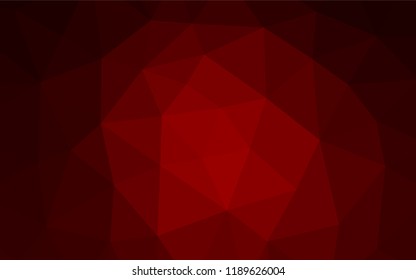 Light Red vector polygon abstract layout. Shining colored illustration in a Brand new style. A completely new design for your business.