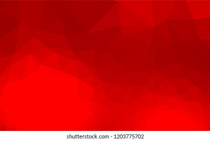 Light Red vector polygon abstract layout. Colorful illustration in abstract style with gradient. The elegant pattern can be used as part of a brand book.