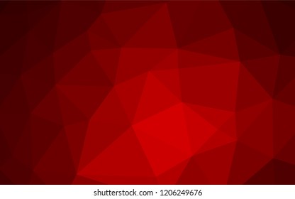 Light Red vector polygon abstract background. Colorful abstract illustration with gradient. A new texture for your design.